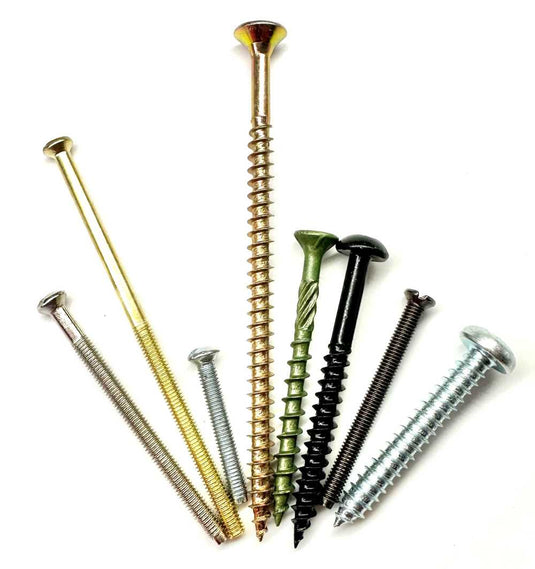 Different screw types together