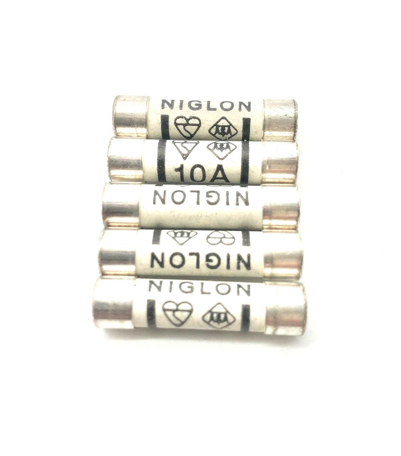 Load image into Gallery viewer, pack of 5 10 amp fuse for plugs ceramic fuses 25mm