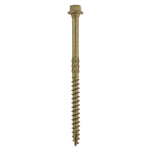 Load image into Gallery viewer, 7 inch landscaping screws green hex head
