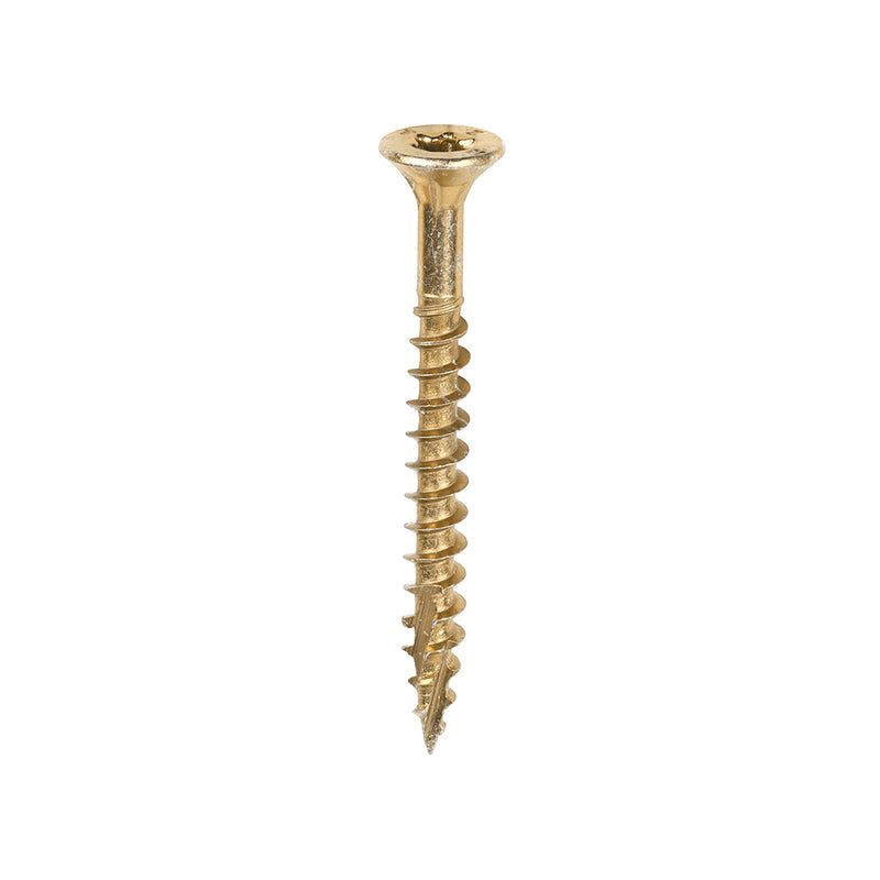 Load image into Gallery viewer, C2 Clamp-Fix TX Woodscrew 4.0 x 40mm – yellow passivated timber screw