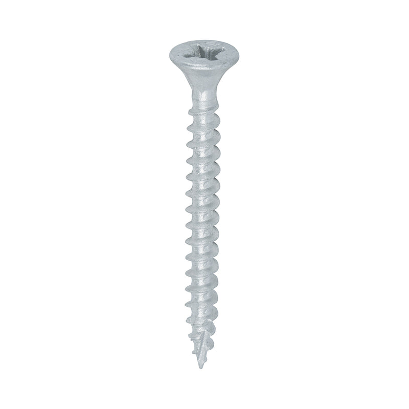 Load image into Gallery viewer, C2 Exterior Strong-Fix Screw 4.0 x 40mm – silver twin-cut screw for timber fixing