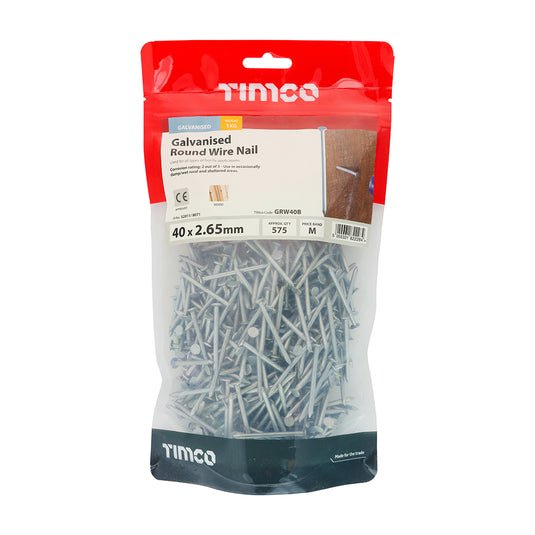 Galvanised Round Wire Nails