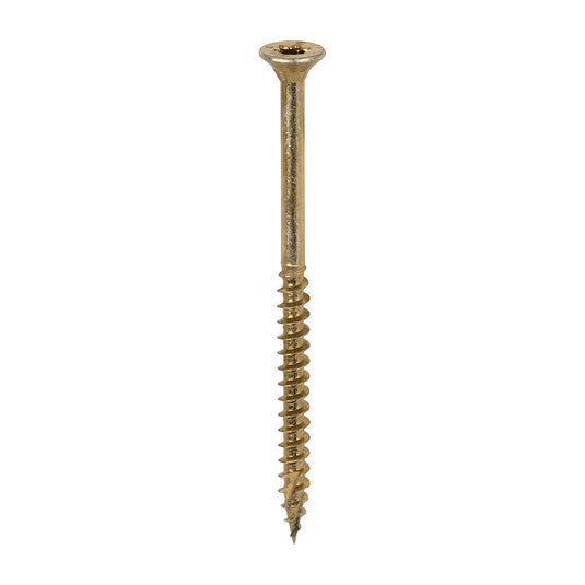 C2 Clamp-Fix TX Woodscrew 4.5 x 70mm – yellow zinc TX drive woodscrew for dense joinery