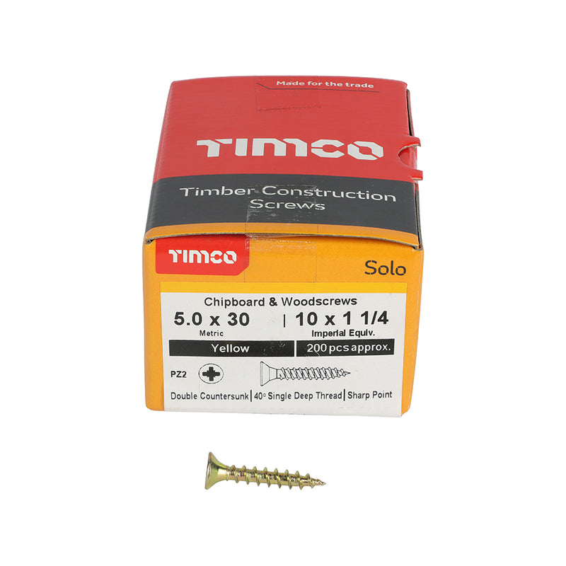 Load image into Gallery viewer, Multi Purpose Woodscrews 5mm x 30mm