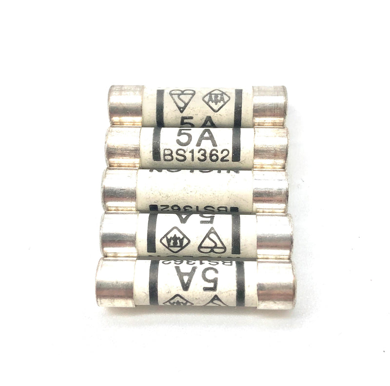 Load image into Gallery viewer, pack of 5 5 amp fuse for plugs ceramic fuses 25mm