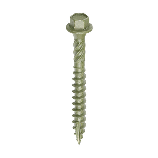 60mm hex head landscaping screws railway sleeper screws