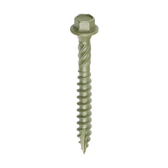 75mm hex head landscaping screws railway sleeper screws