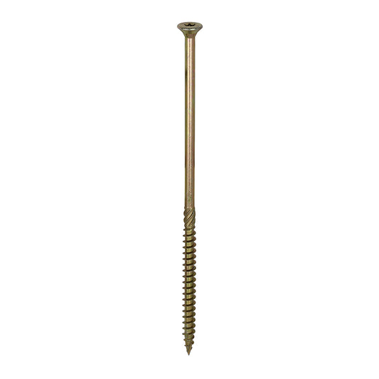 C2 Clamp-Fix TX Woodscrew 8.0 x 200mm – TX drive yellow zinc structural screw