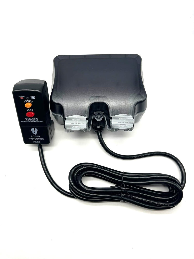 Load image into Gallery viewer, BG Weatherproof Double Socket with RCD + 3M Cable (WP22KIT/3)