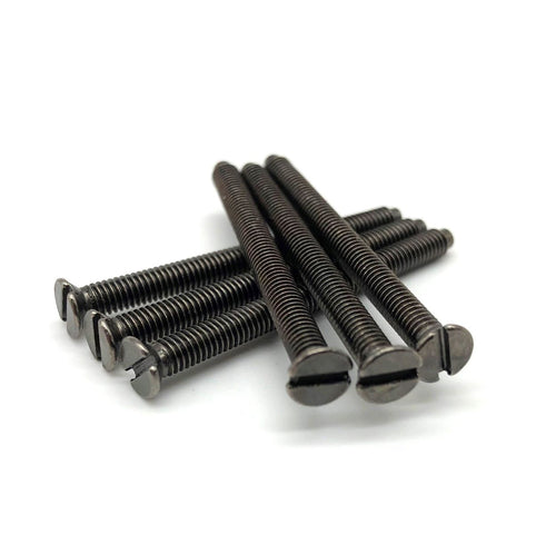 Black nickel M3.5 electrical socket screws 3.5mm 40mm electrical screw flat head