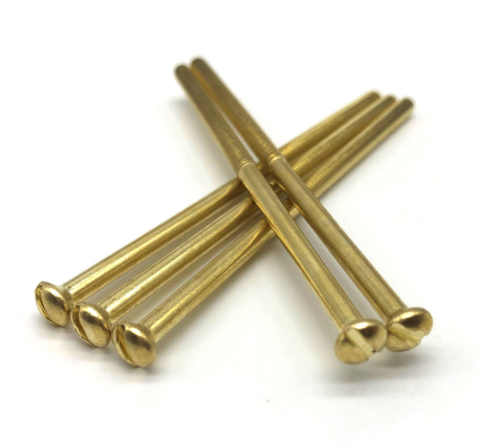 M3.5 long brass electrical socket screws 3.5mm 75mm electrical screw countersunk raised head gold
