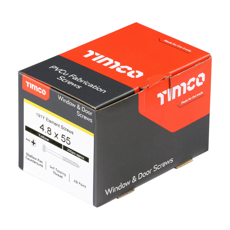 Load image into Gallery viewer, wholesale bulk pack of 55mm element screws for window and door frames sold by jones diy in rotherham, south yorkshire