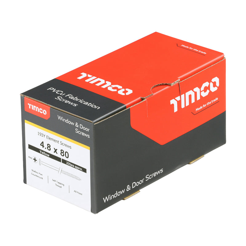Load image into Gallery viewer, wholesale bulk pack of 80mm element screws for window and door frames sold by jones diy in rotherham, south yorkshireac