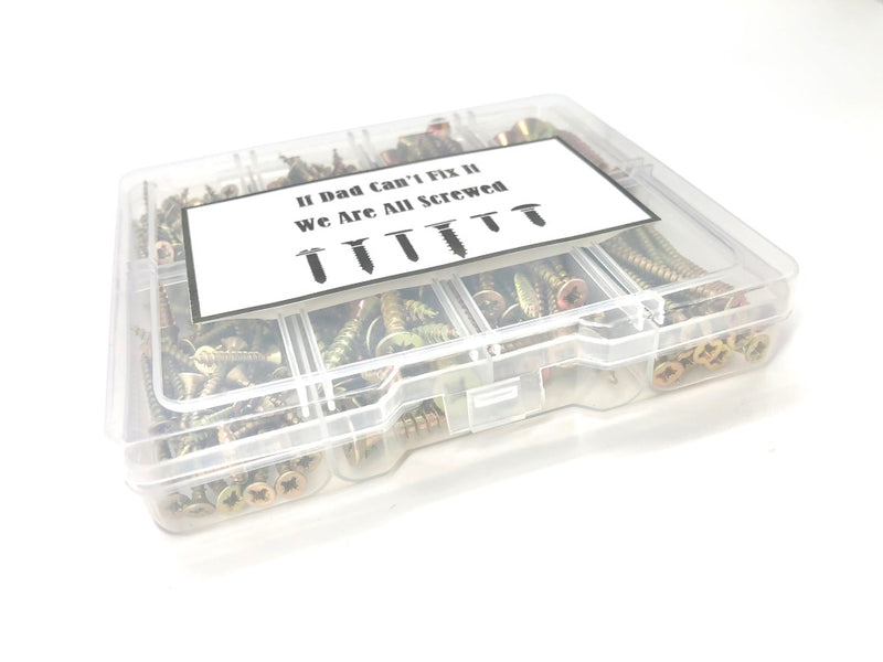 Load image into Gallery viewer, multi-purpose woodscrew assortment kit boxed fathers day birthday day present idea toolbox shed gift