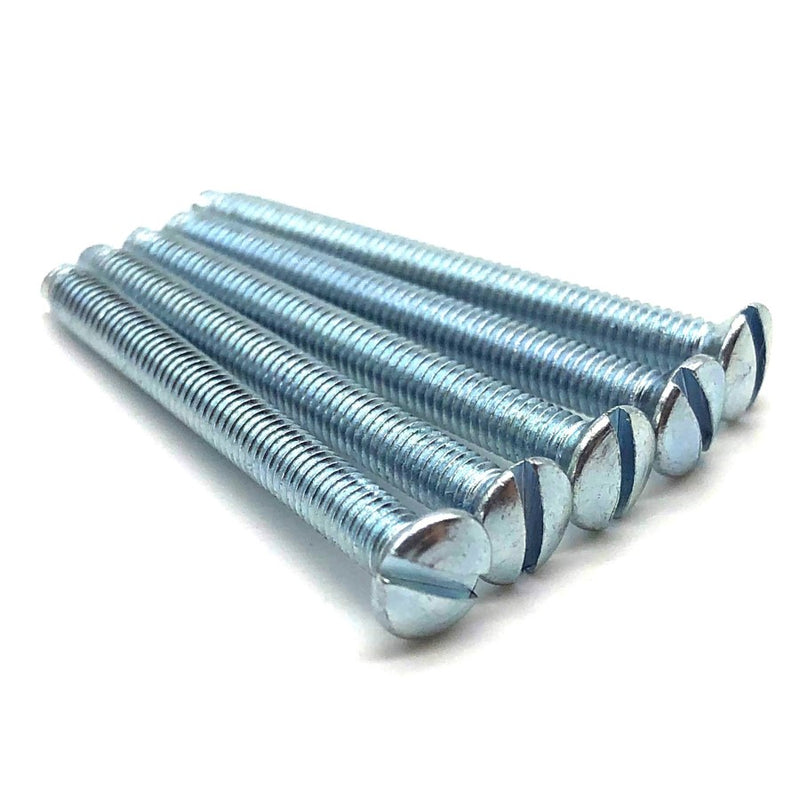 Load image into Gallery viewer, M3.5 silver electrical socket screws 3.5mm 35mm electrical screw raised head countersunk