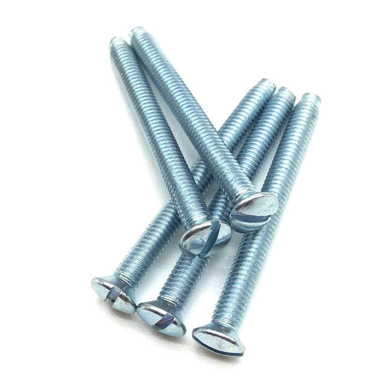 Load image into Gallery viewer, M3.5 silver electrical socket screws 3.5mm 35mm electrical screw raised head countersunk bundle