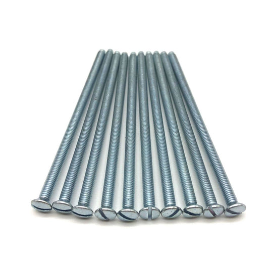 M3.5 silver electrical socket screws extra long 3.5mm 75mm electrical screw raised head countersunk bundle