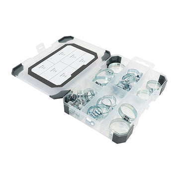 Mix Hose Clips Zinc - 25pcs