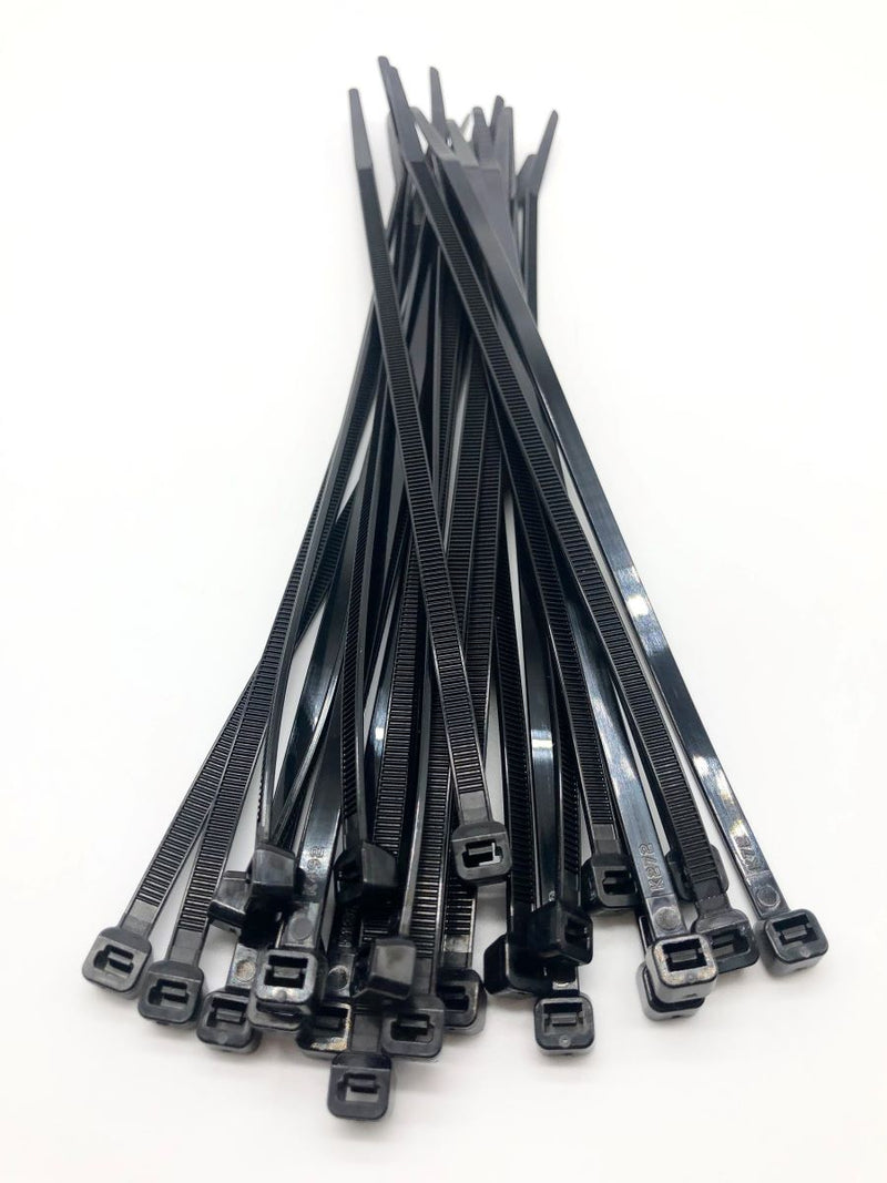 Load image into Gallery viewer, black zip ties pack of 100