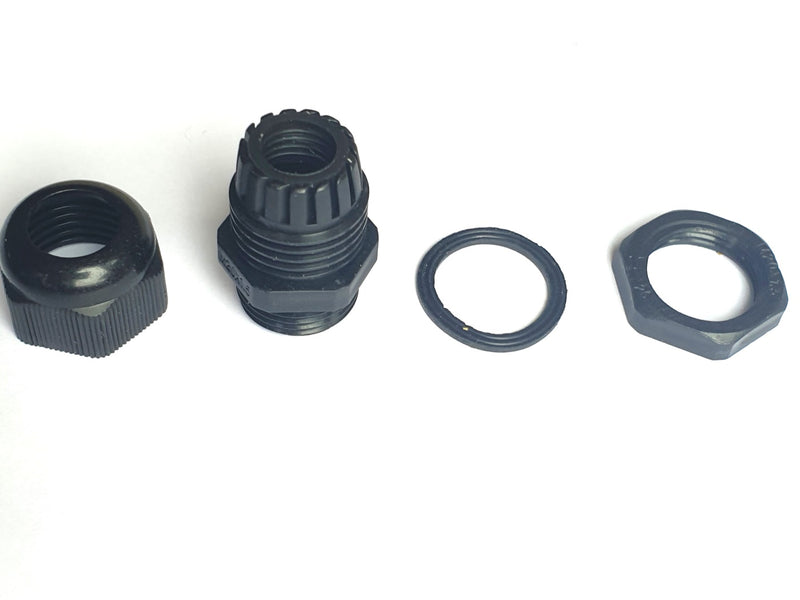 Load image into Gallery viewer, ip68 black 20mm compression gland