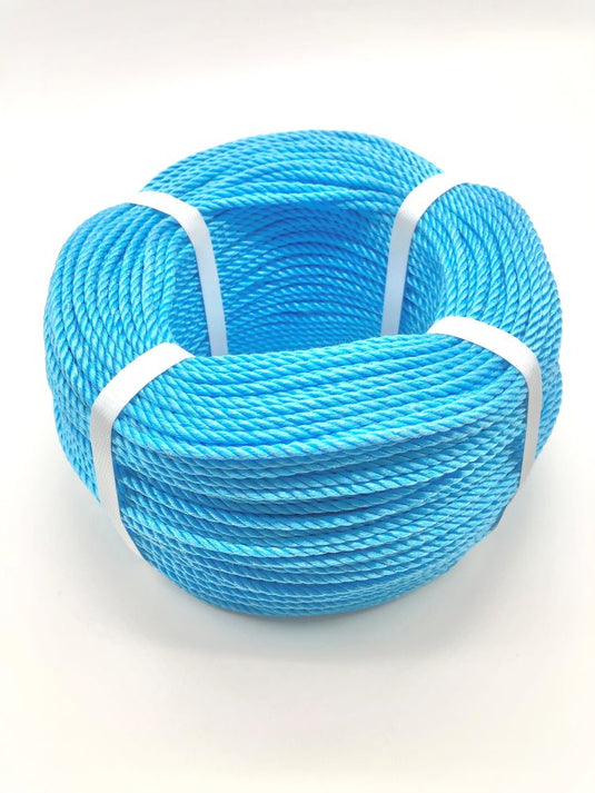 blue polypropylene marine rope coil 220m 100m 50m 4mm