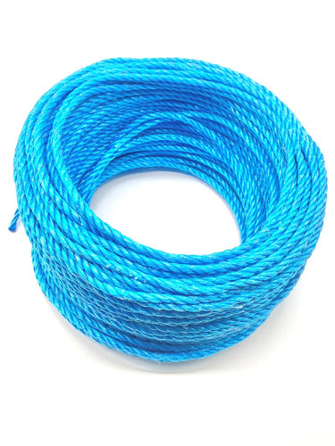 blue polypropylene marine rope coil 220m 100m 50m 8mm