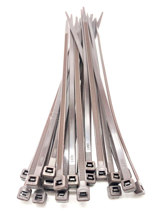 brown zip ties pack of 100