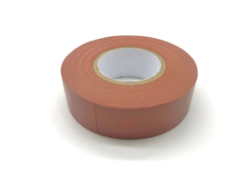 brown electrical pvc tape roll