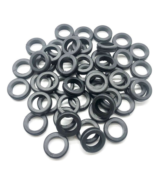 20mm rubber back box grommet open