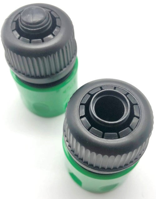 garden hose connectors non return connector green and black
