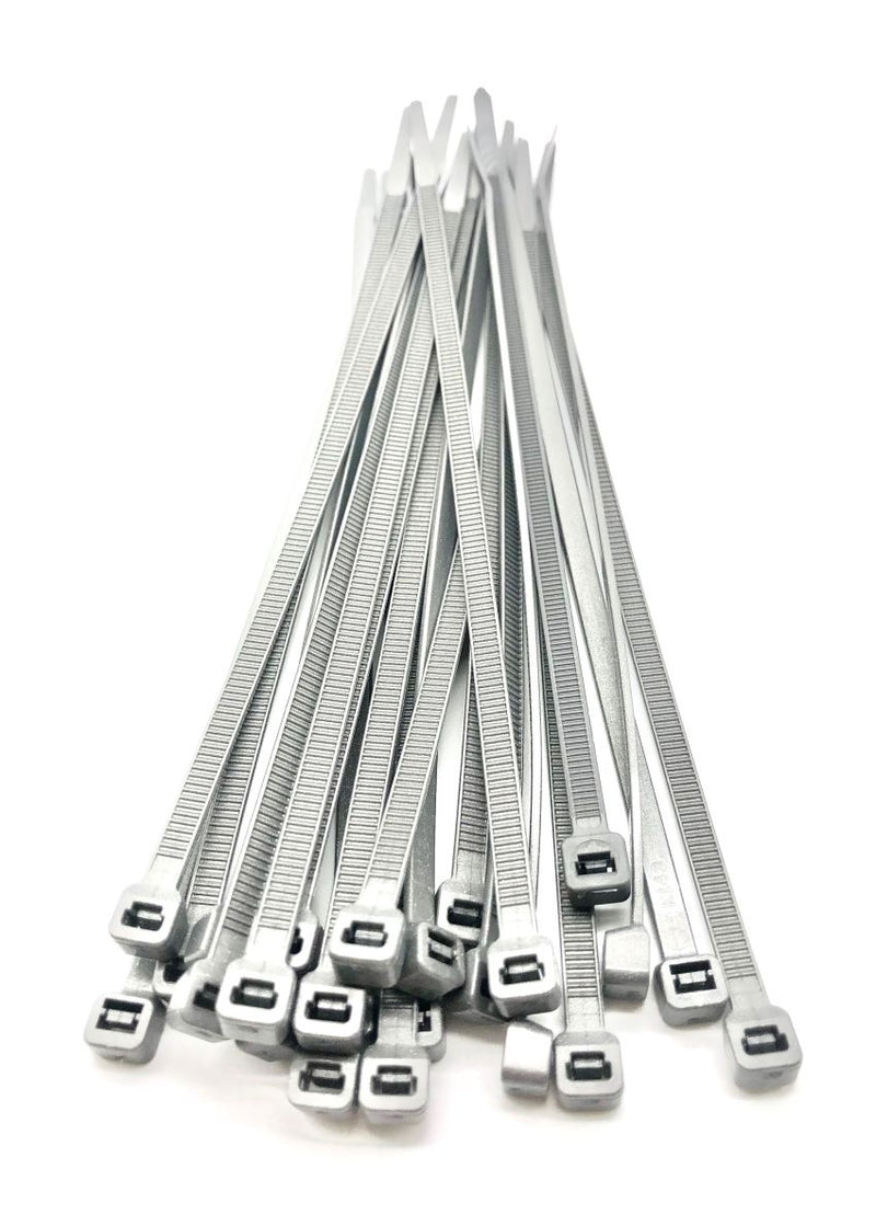 Load image into Gallery viewer, grey zip ties pack of 100