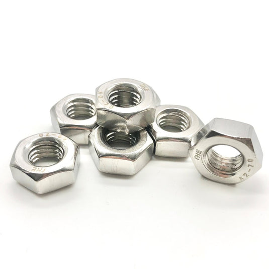 m12 stainless steel nuts hex full nut bundle