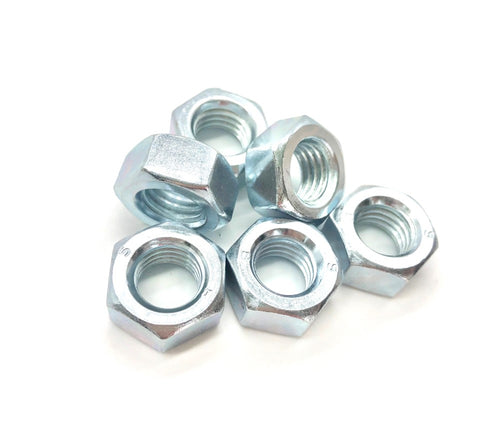 M8 hex full nuts zinc mild steel bundle of nuts