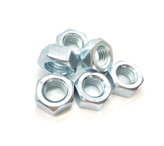 M10 hex full nuts zinc mild steel bundle of nuts