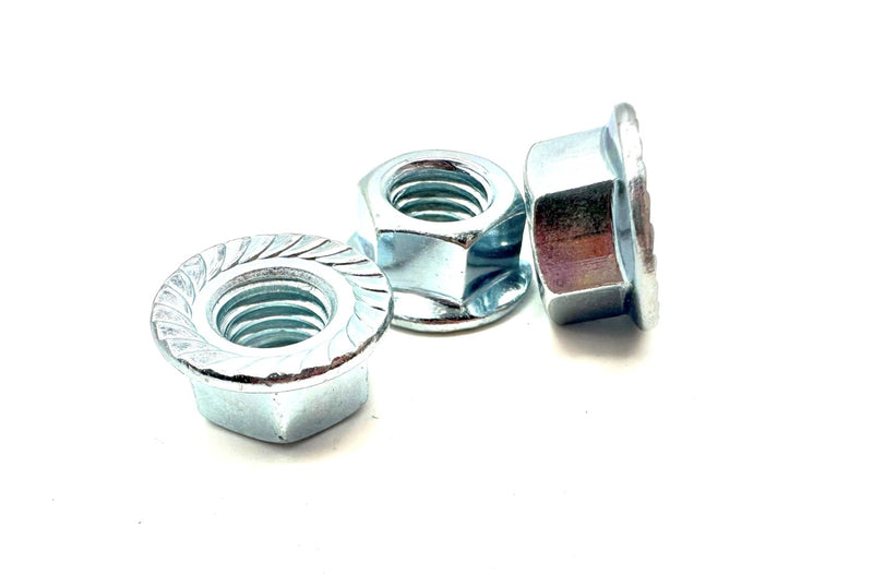 Load image into Gallery viewer, serrated flange nut M10 steel