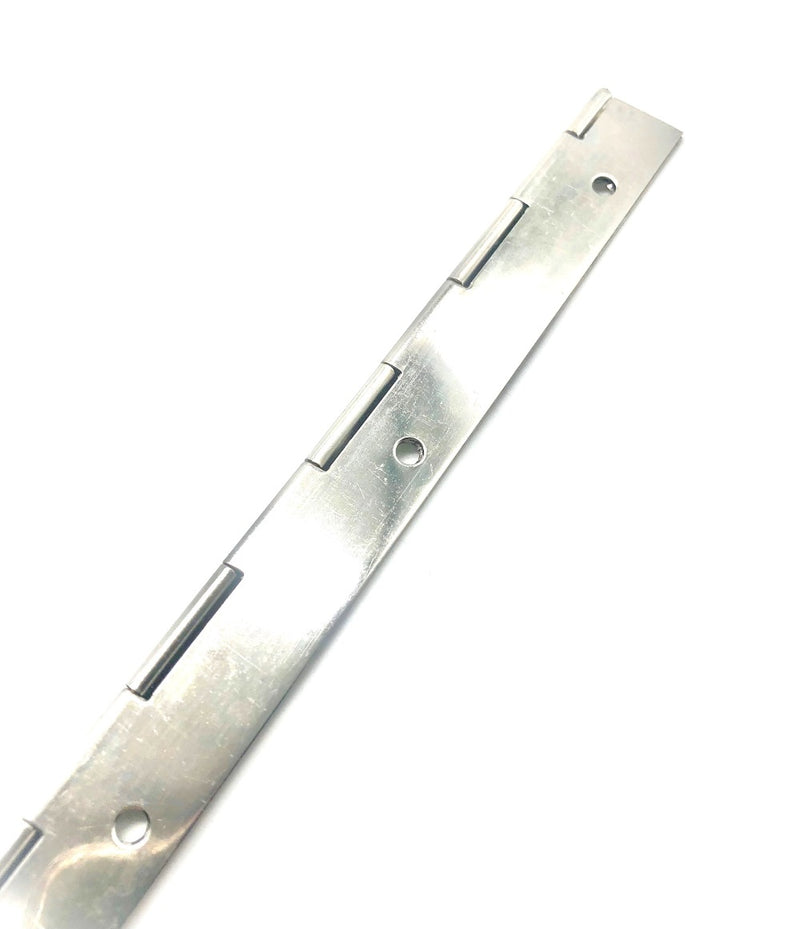 Load image into Gallery viewer, silver nickel plated continuous piano hinge concealed cabinet hinge