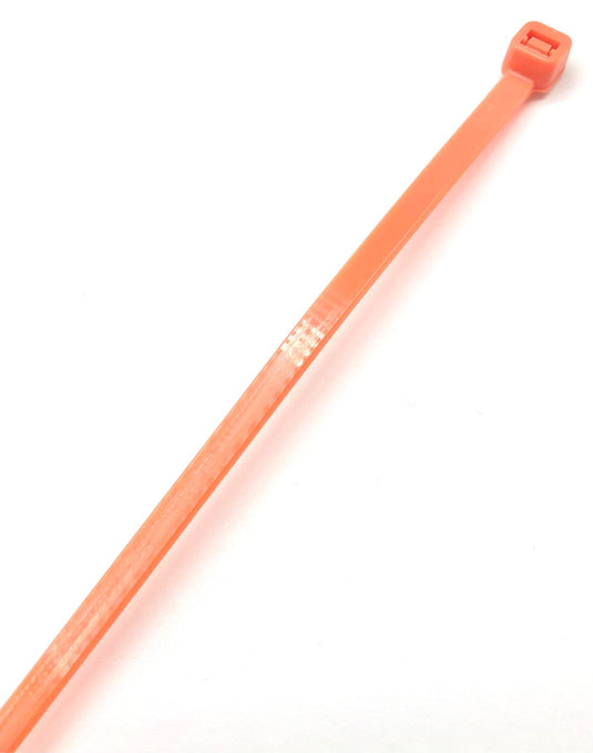 single long orange cable tie