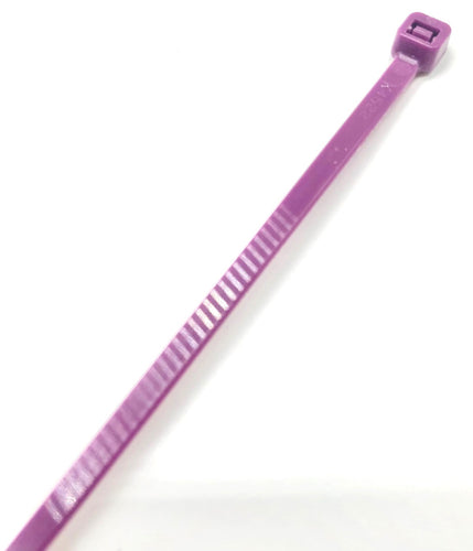 single long purple cable tie