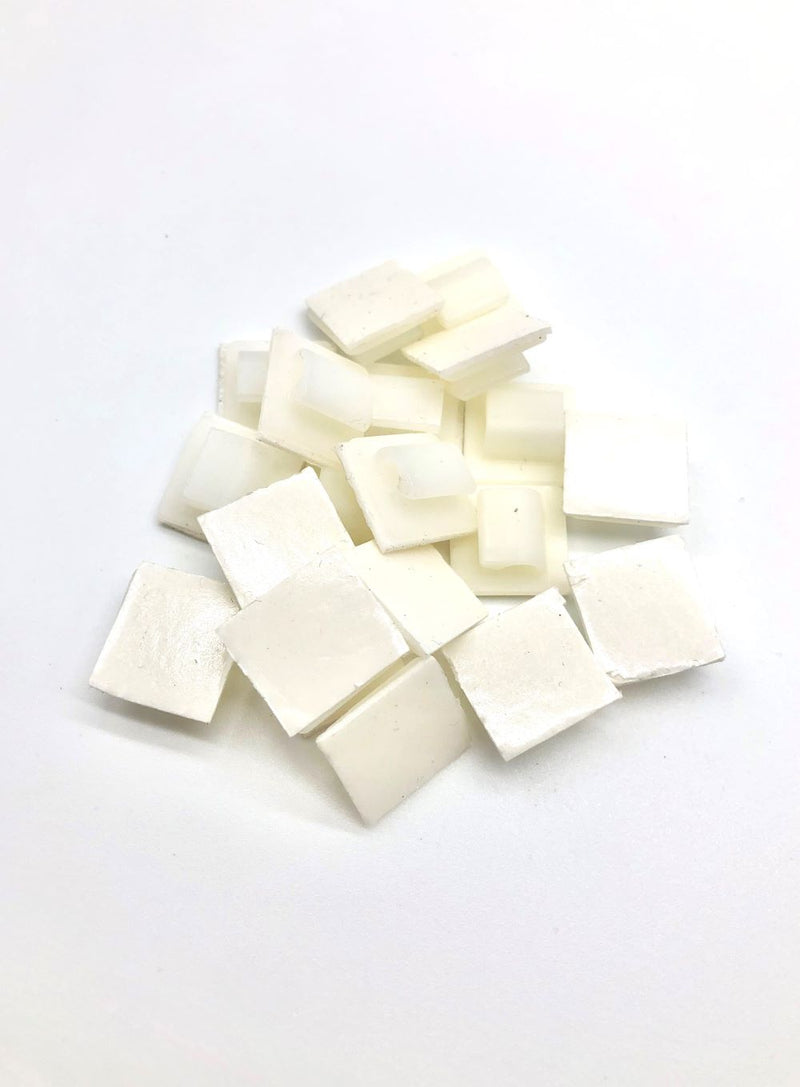 Load image into Gallery viewer, 6mm white self-adhesive cable clips