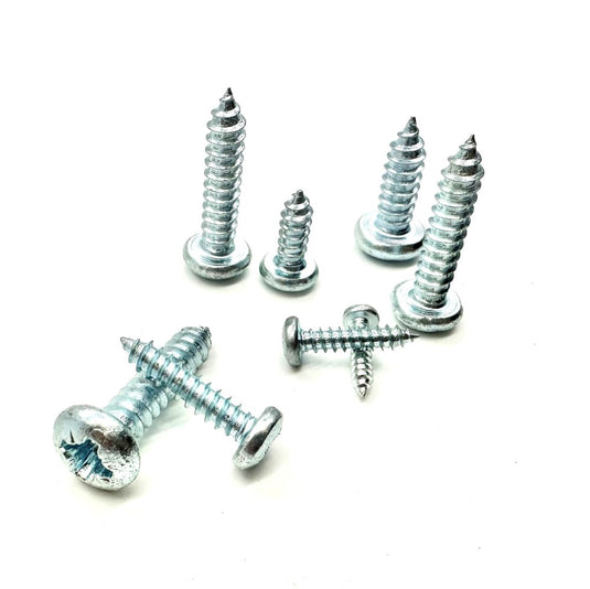 self tapping screws bundle self tappers for metal assortment scattered