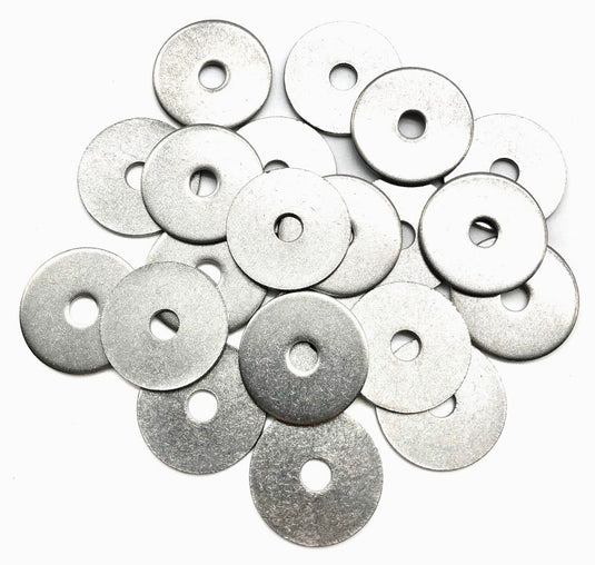 M6 stainless steel penny repair washers used for automotive industry mudguards and fenders