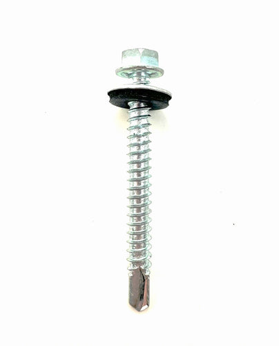 roofing and cladding tek screw tec screw tech screw teck screw with edpm sealing washer hex head 60mm
