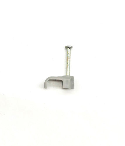 1.5mm cable clip for twin and earth cable flat grey single clip