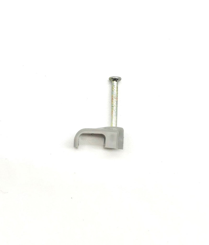 Load image into Gallery viewer, 1.5mm cable clip for twin and earth cable flat grey single clip