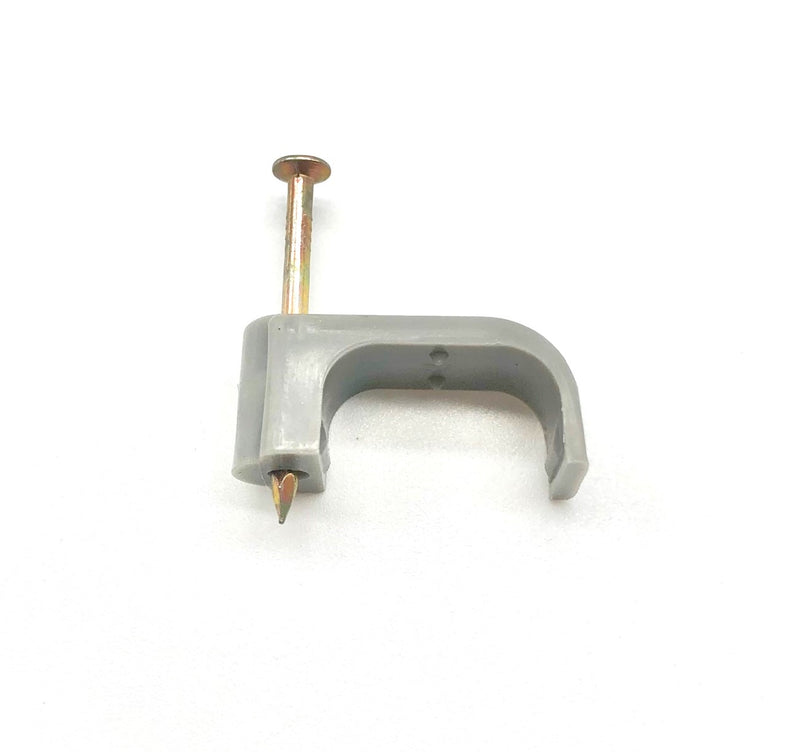 Load image into Gallery viewer, 16mm cable clip for twin and earth cable flat grey single clip