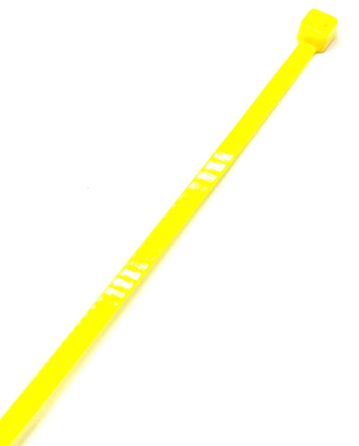 single long yellow cable tie