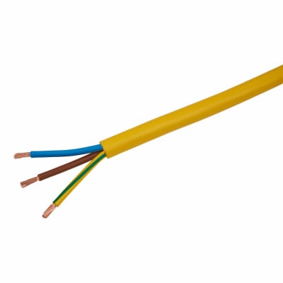 Load image into Gallery viewer, Arctic Yellow Flex Cable 3 Core 1.5mm