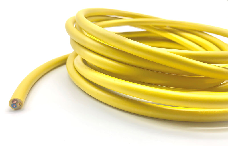 Load image into Gallery viewer, Arctic Yellow Flex Cable 3 Core 1.5mm