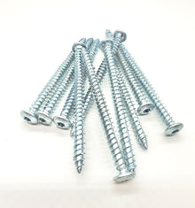 concrete screws 80mm silver