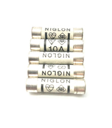 pack of 5 10 amp fuse for plugs ceramic fuses 25mm